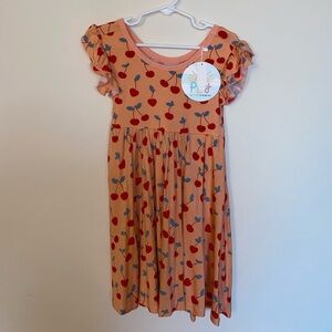 Little sleepies Cherry twirl dress 5T